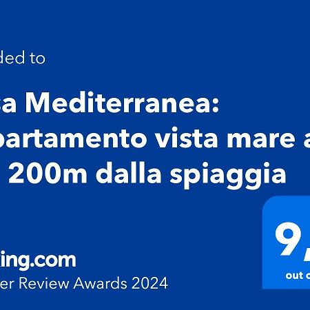 ספרלונגה Casa Mediterranea: Appartamento Vista Mare A Soli 200M Dalla Spiaggia מראה חיצוני תמונה